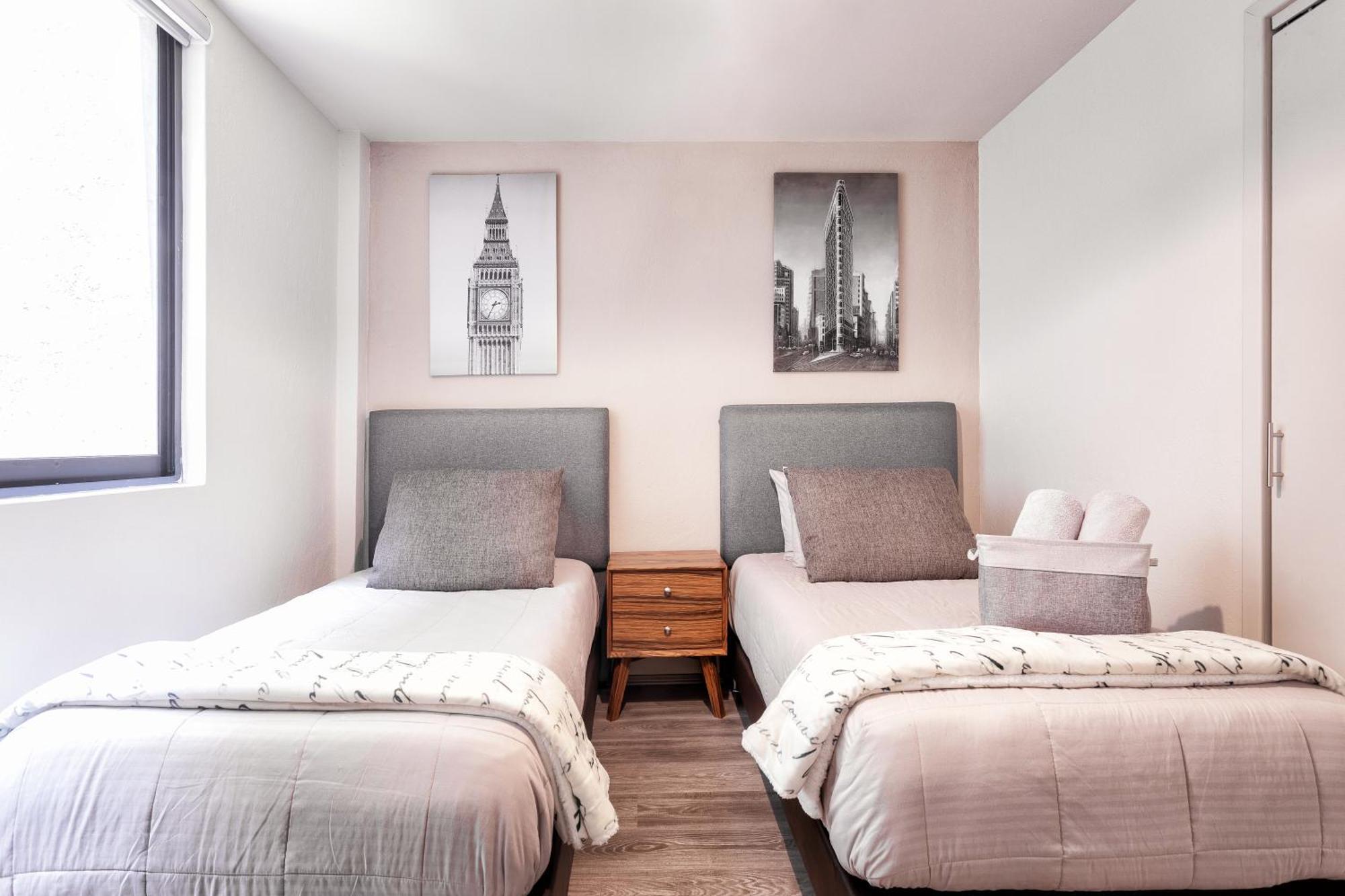 Relax In Style - Roma Norte 3Br - Fast Wifi Mexico City Luaran gambar