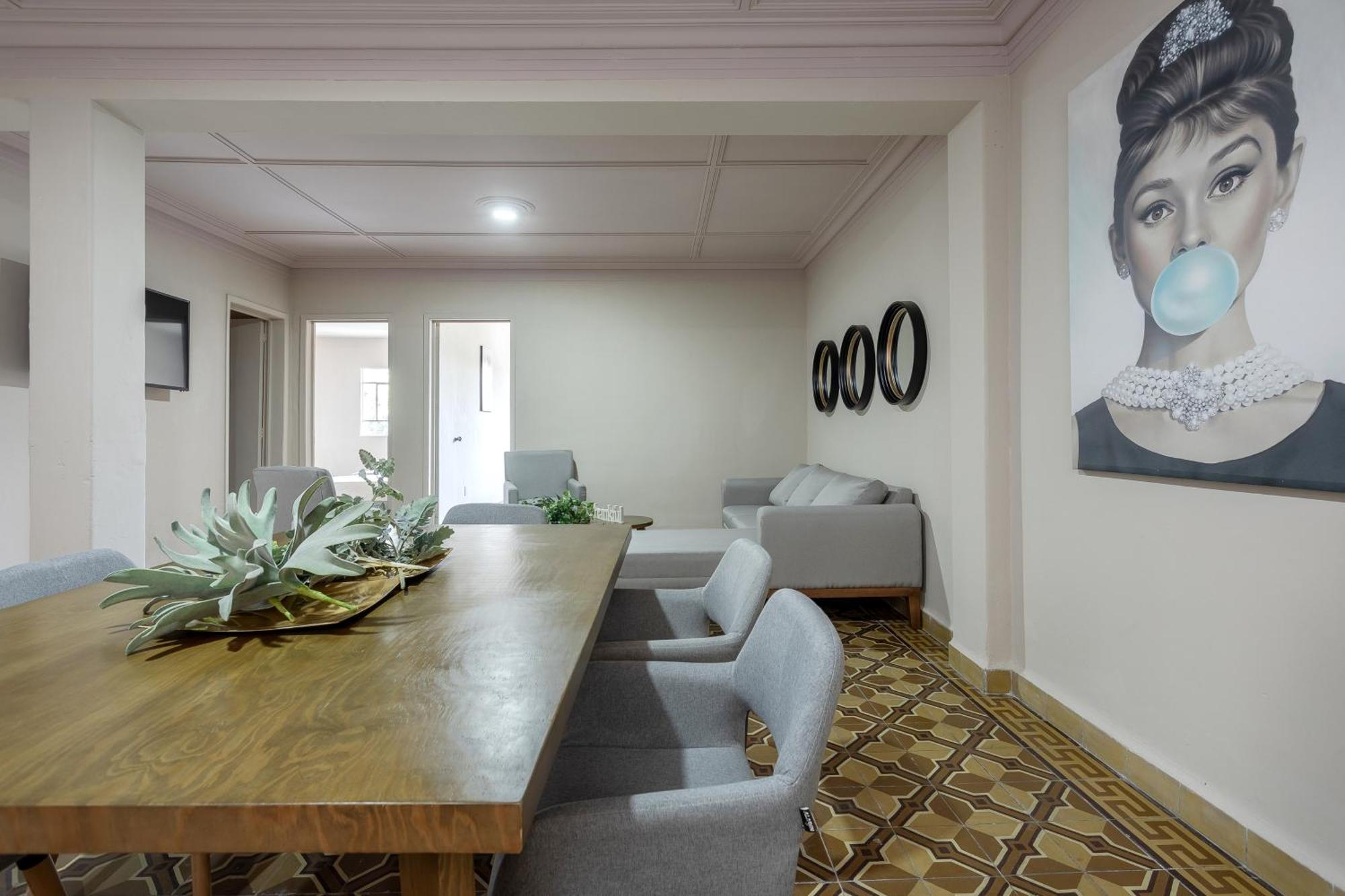 Relax In Style - Roma Norte 3Br - Fast Wifi Mexico City Luaran gambar